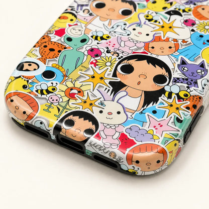 BIG EYES COMIC GIRL PHONE CASE QT43 mimocase