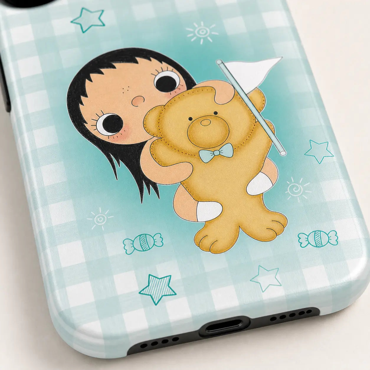BIG EYES COMIC GIRL PHONE CASE QT37 mimocase