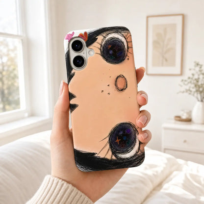 BIG EYES COMIC GIRL PHONE CASE QT21 mimocase
