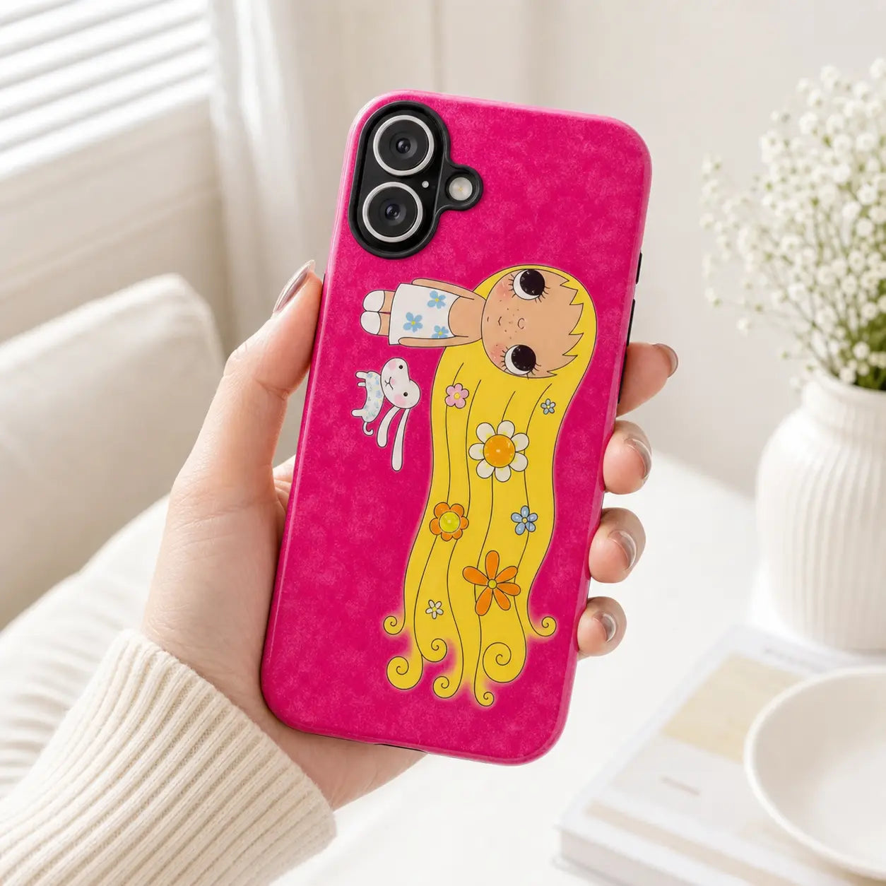 BIG EYES COMIC GIRL PHONE CASE QT33 mimocase