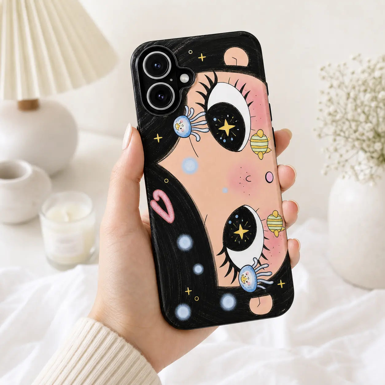 BIG EYES COMIC GIRL PHONE CASE QT31 mimocase