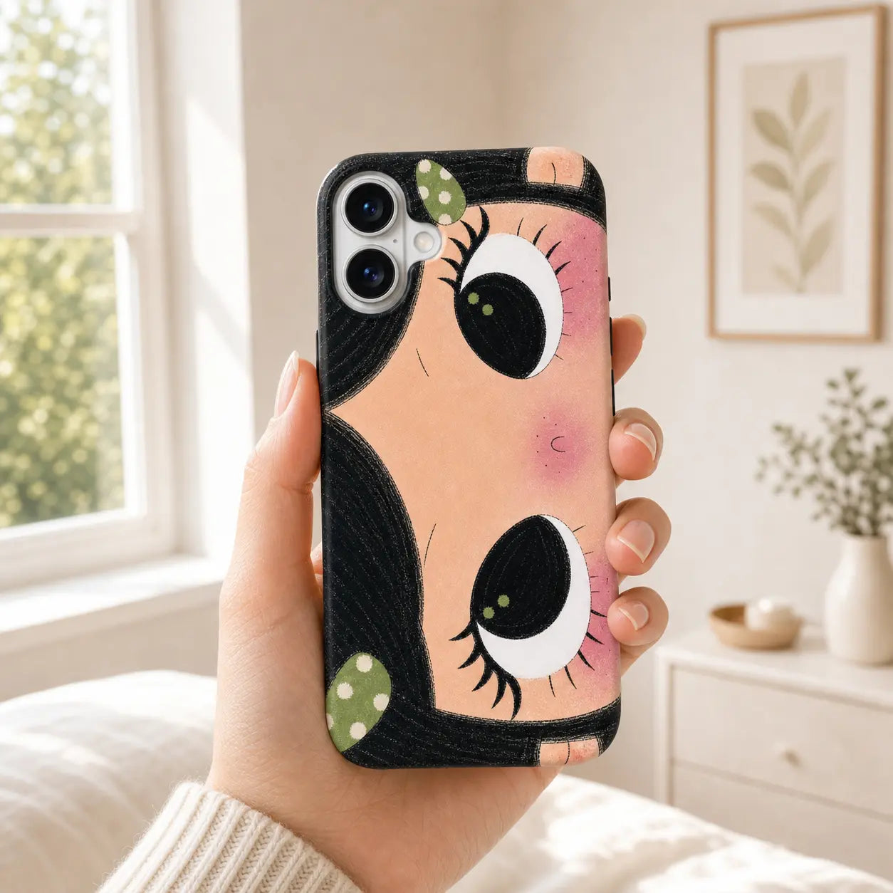 BIG EYES COMIC GIRL PHONE CASE QT23 mimocase