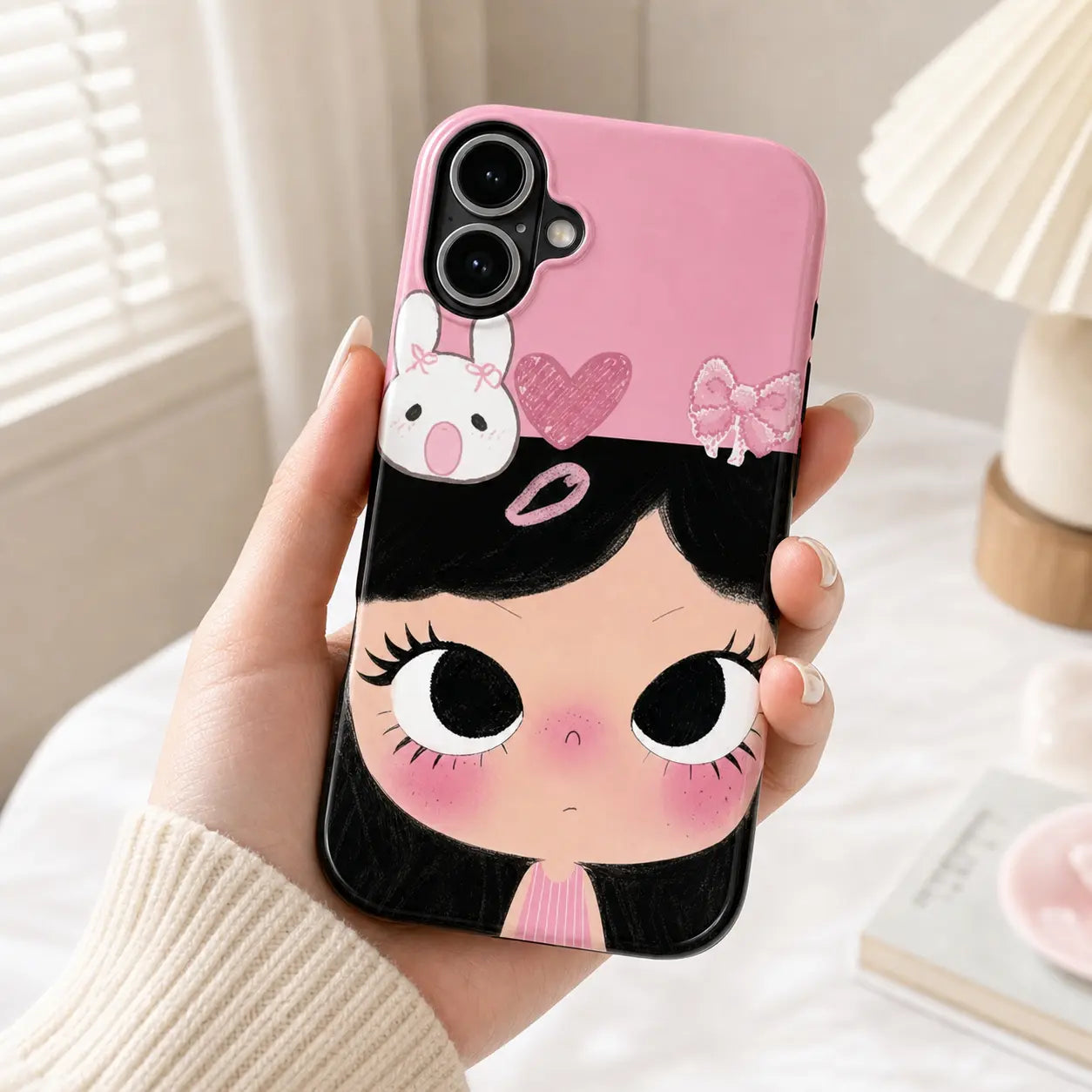 BIG EYES COMIC GIRL PHONE CASE QT32 mimocase