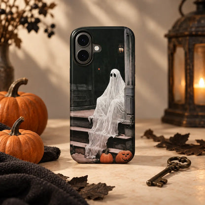 Porch Ghost Halloween Phone Case mimocase