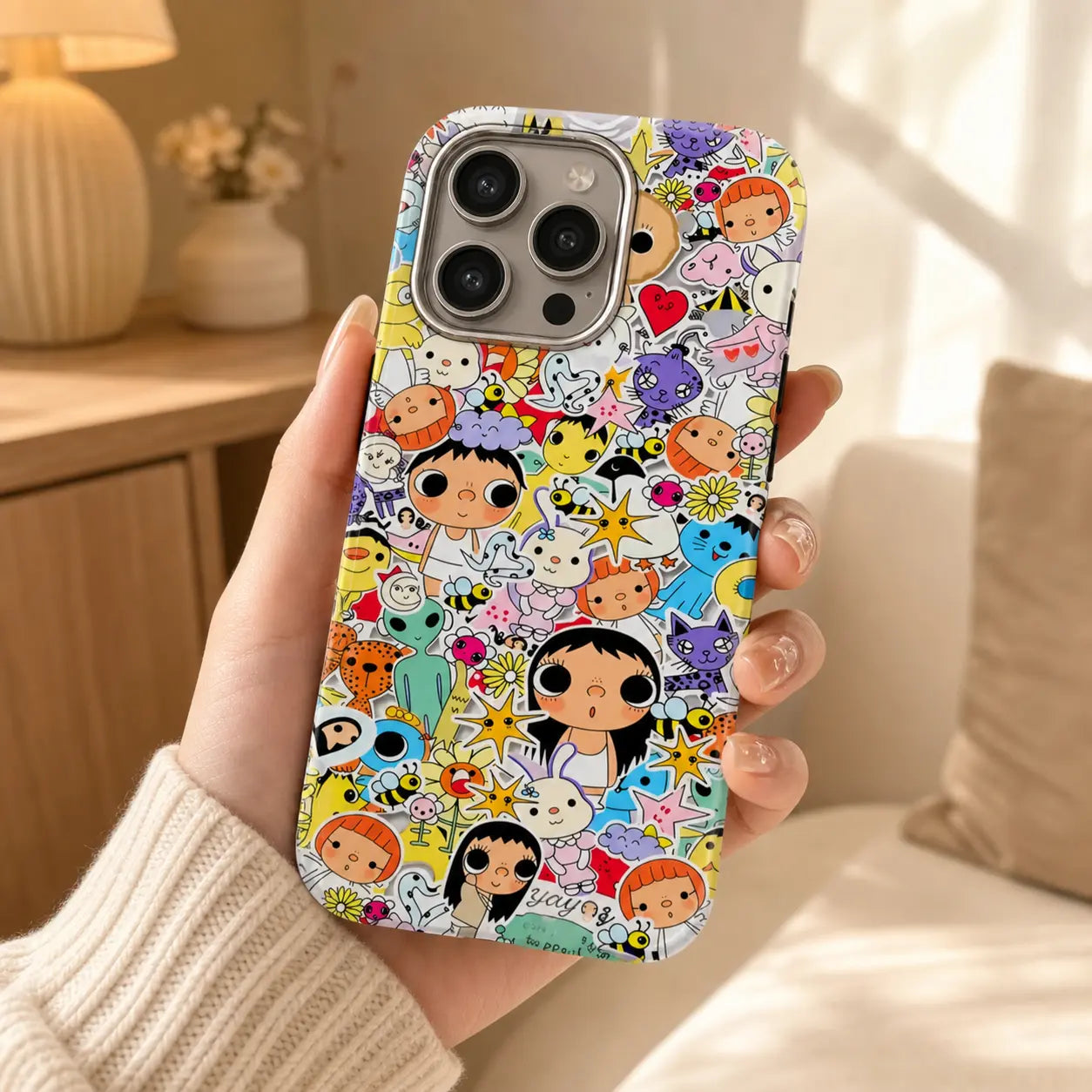 BIG EYES COMIC GIRL PHONE CASE QT43 mimocase
