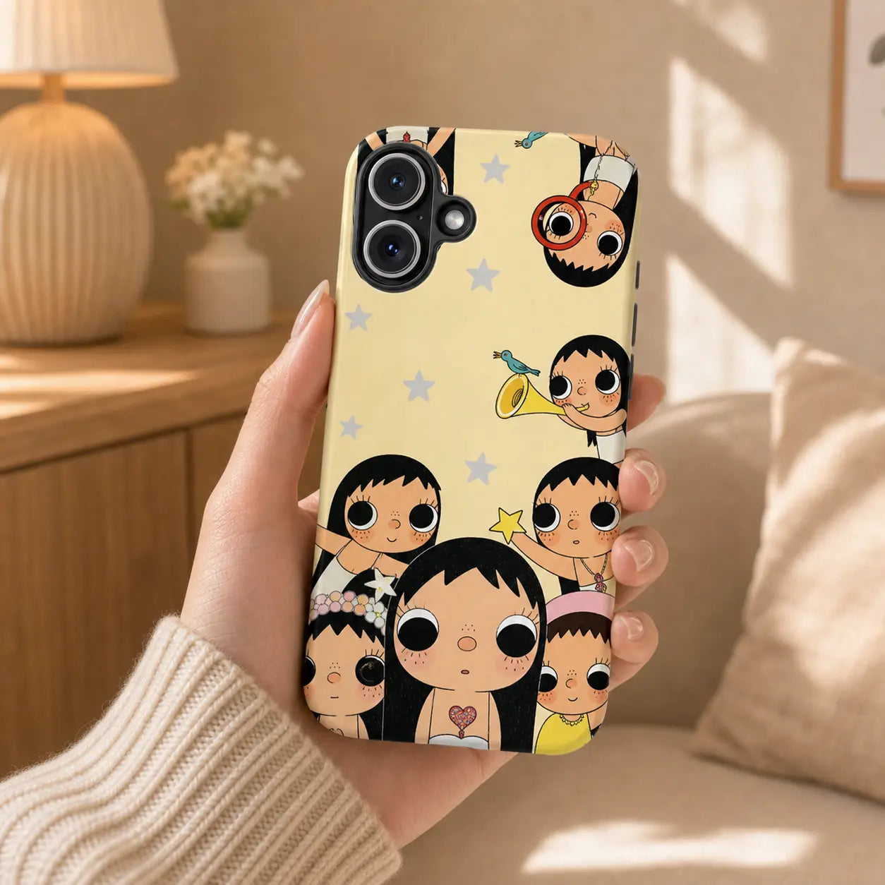 BIG EYES COMIC GIRL PHONE CASE QT38 mimocase