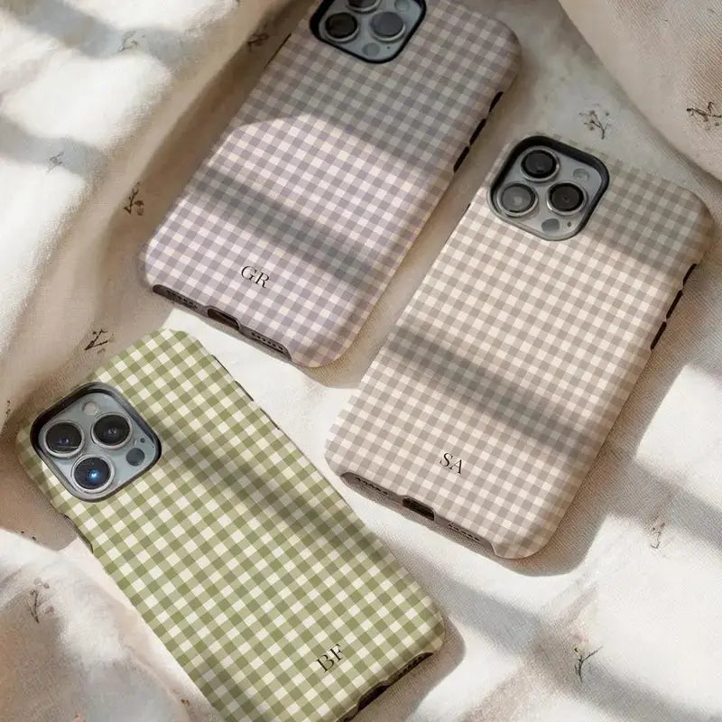 GINGHAM PHONE CASE mimocase