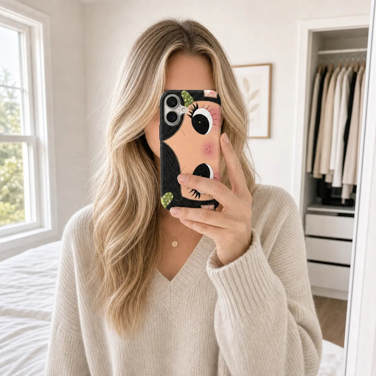 BIG EYES COMIC GIRL PHONE CASE QT23 mimocase