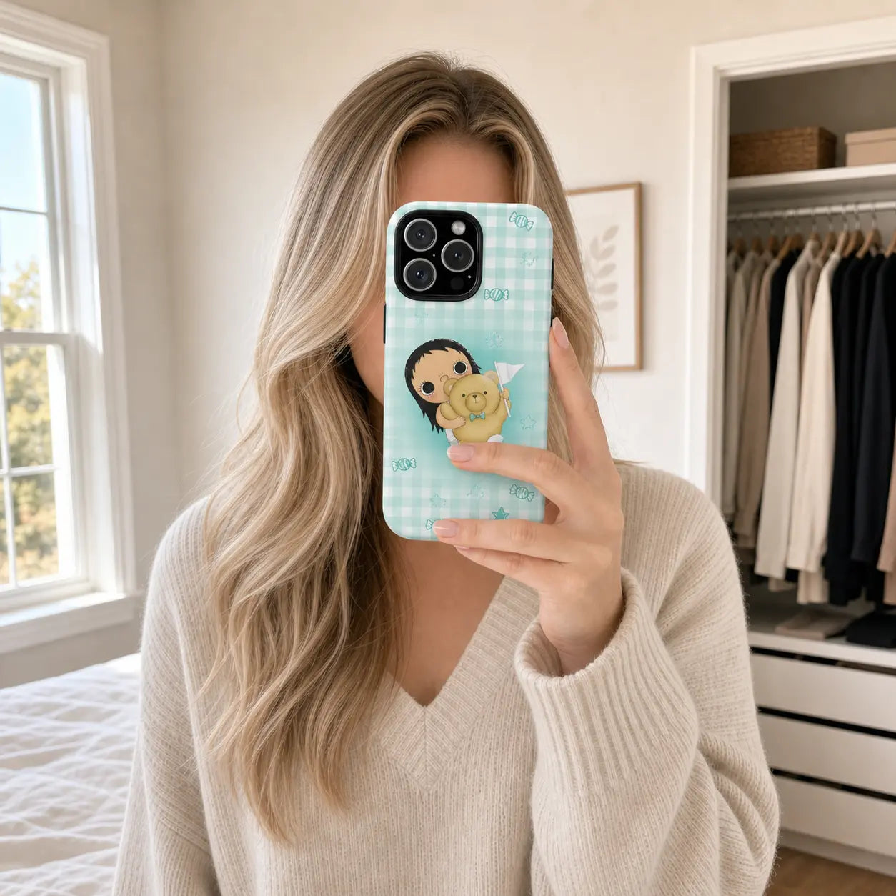 BIG EYES COMIC GIRL PHONE CASE QT37 mimocase