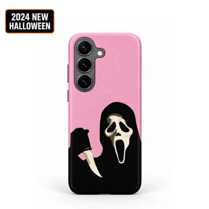 Pink scream mask film phone case for Samsung Galaxy S26