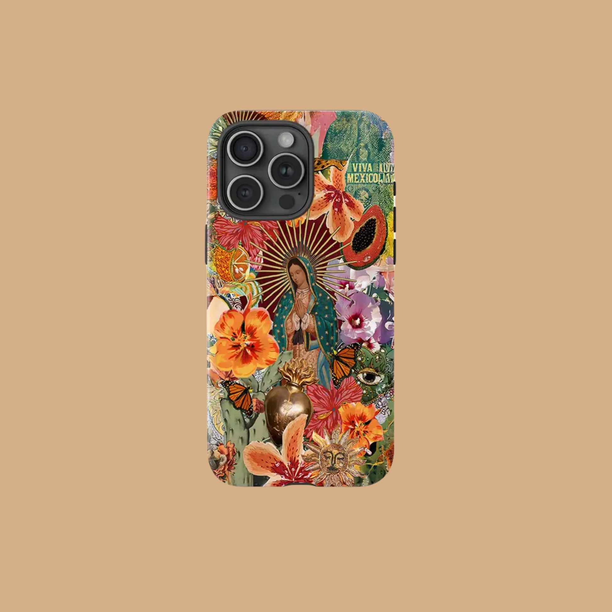 VIRGIN MARY PATTERN PHONE CASE mimocase