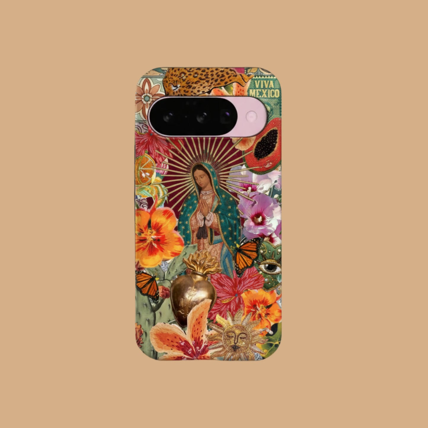 VIRGIN MARY PATTERN PHONE CASE mimocase