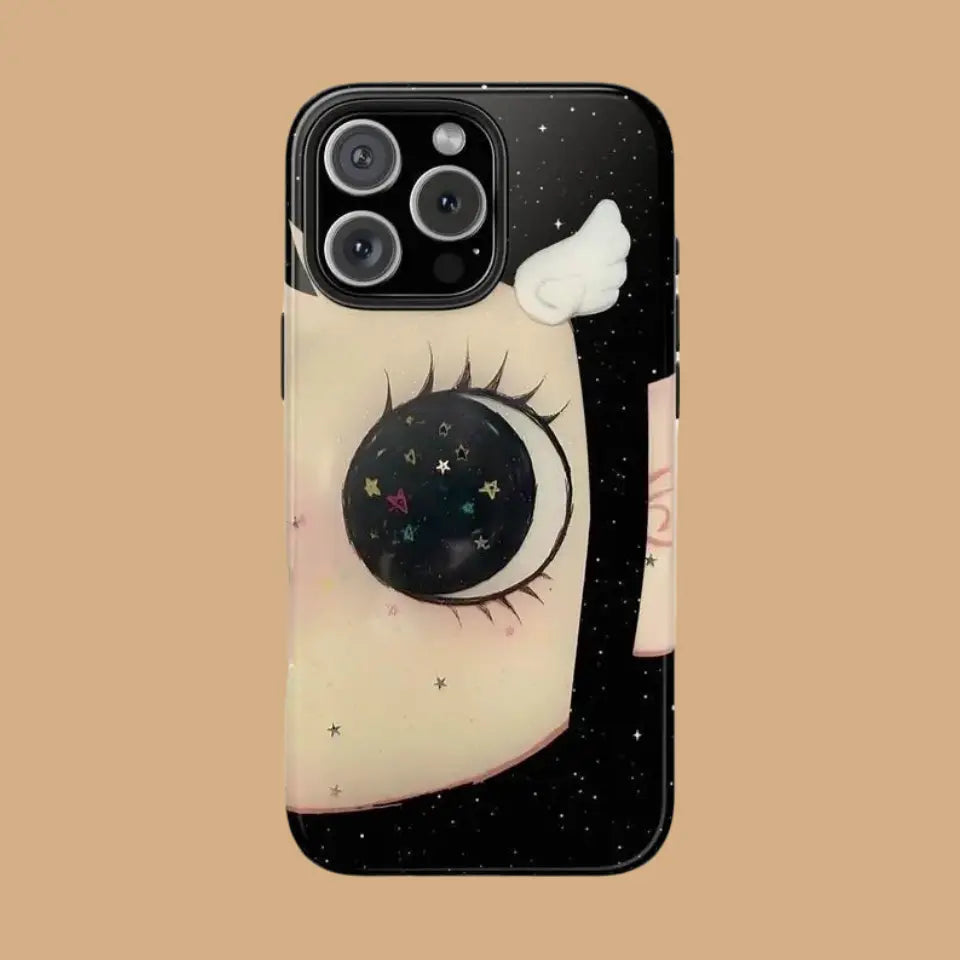 BIG EYES COMIC GIRL PHONE CASE QT26 mimocase