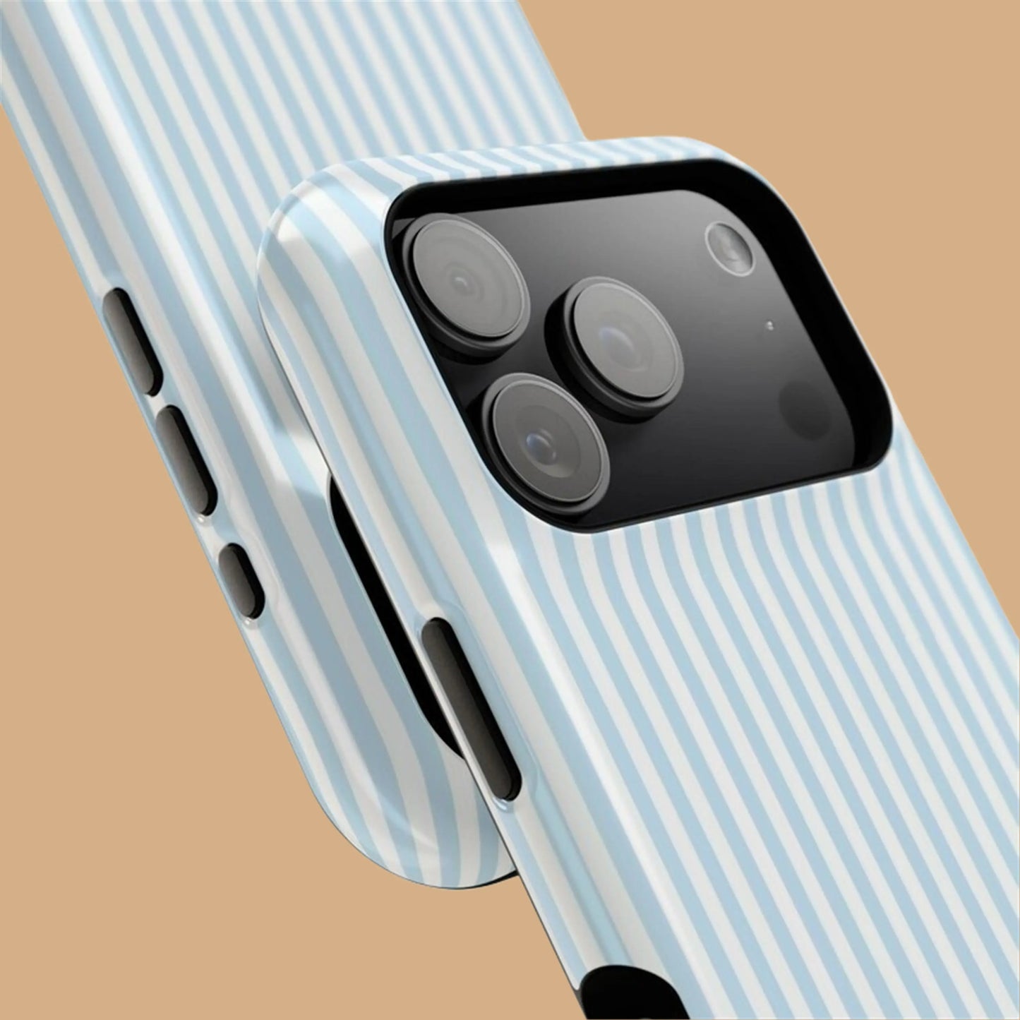 LIGHT BLUE STRIPE PHONE CASE mimocase