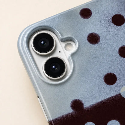 Dark Brown Polka Dot Phone Case mimocase