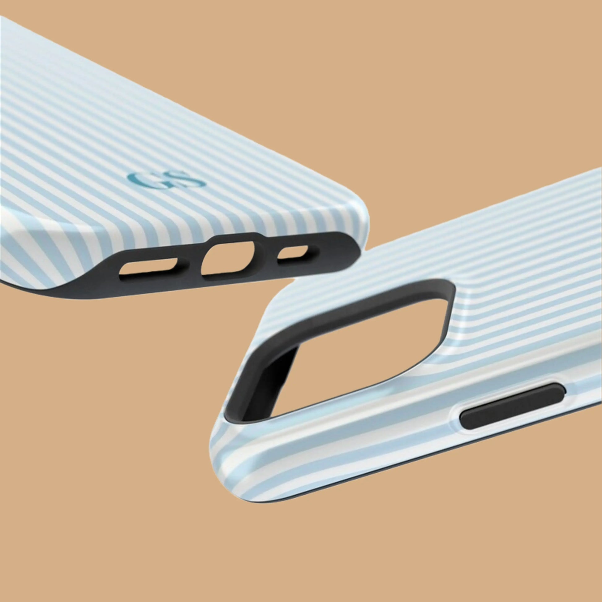 LIGHT BLUE STRIPE PHONE CASE mimocase