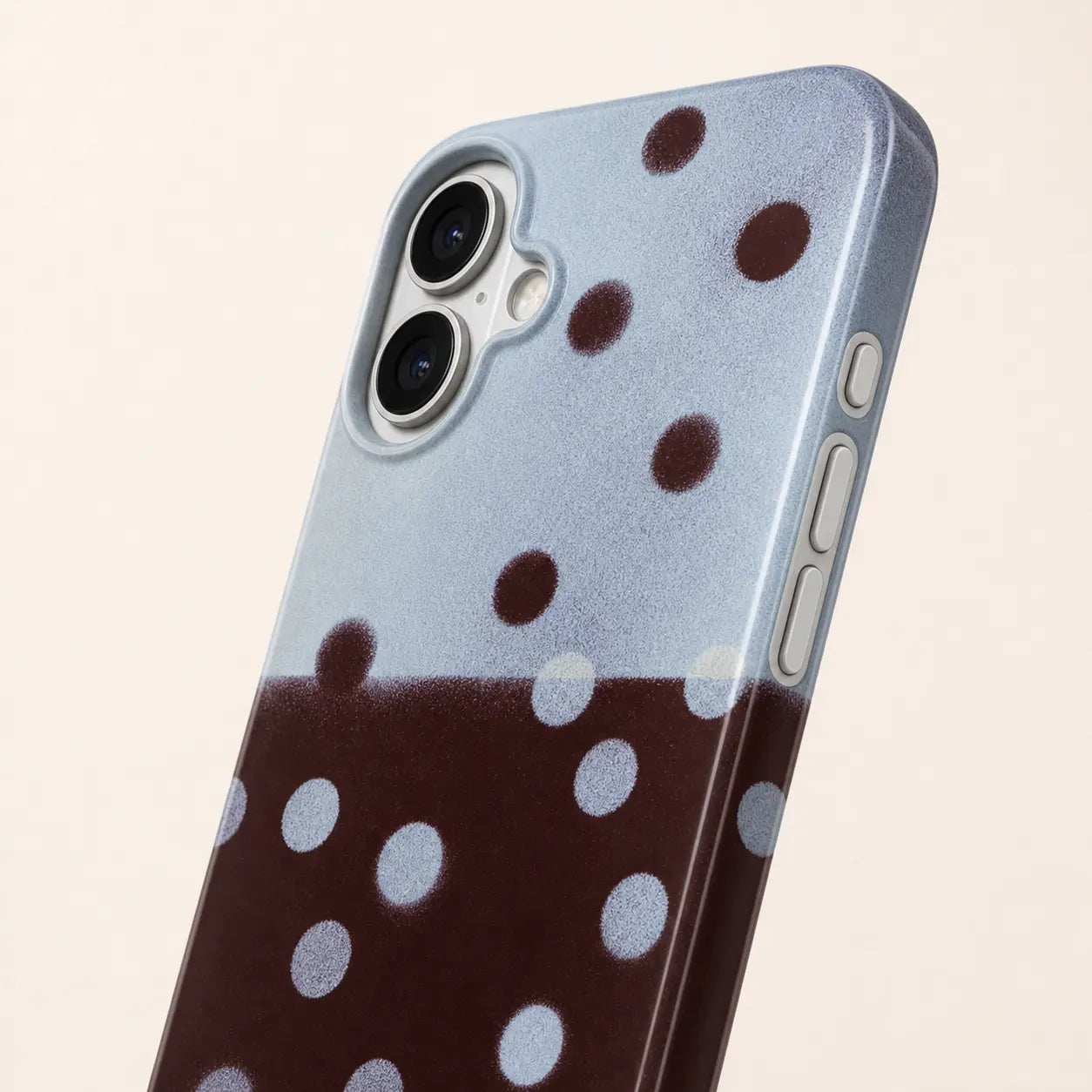 Dark Brown Polka Dot Phone Case mimocase
