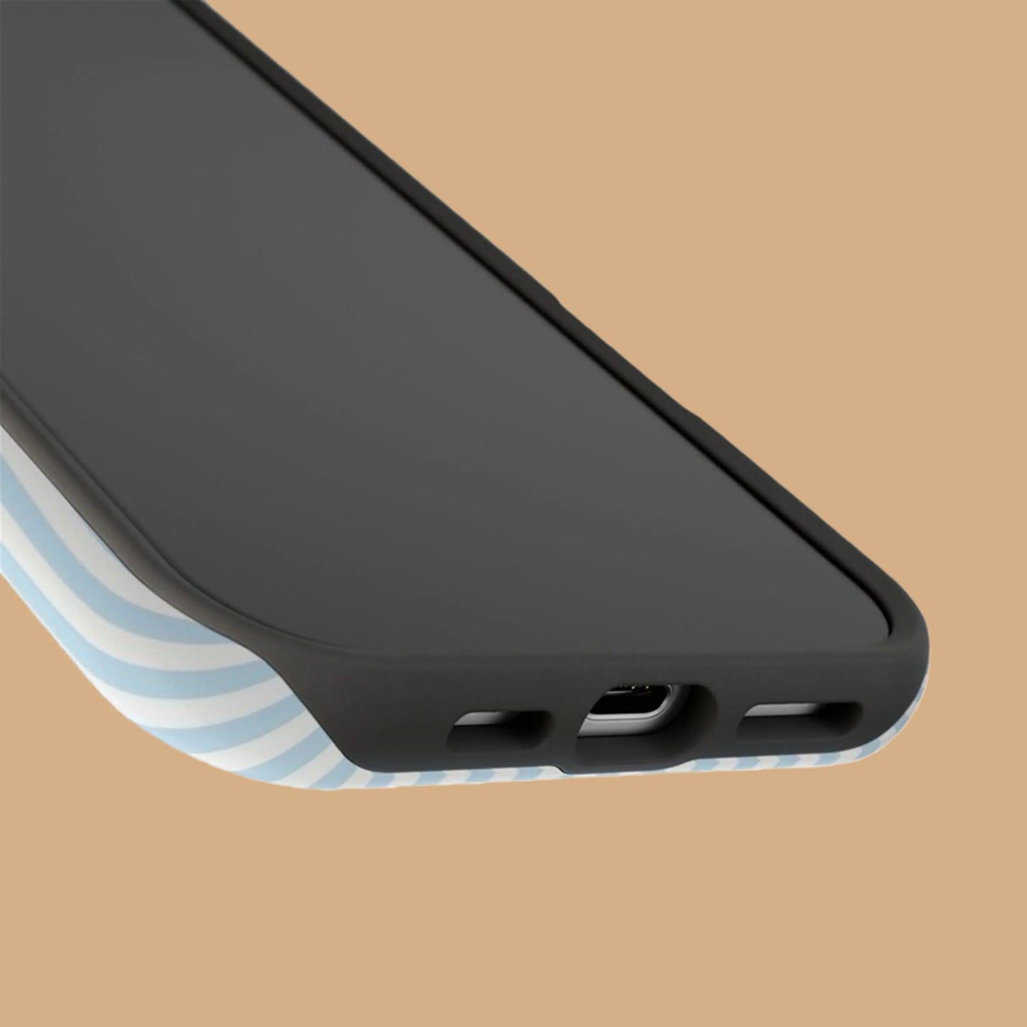 LIGHT BLUE STRIPE PHONE CASE mimocase