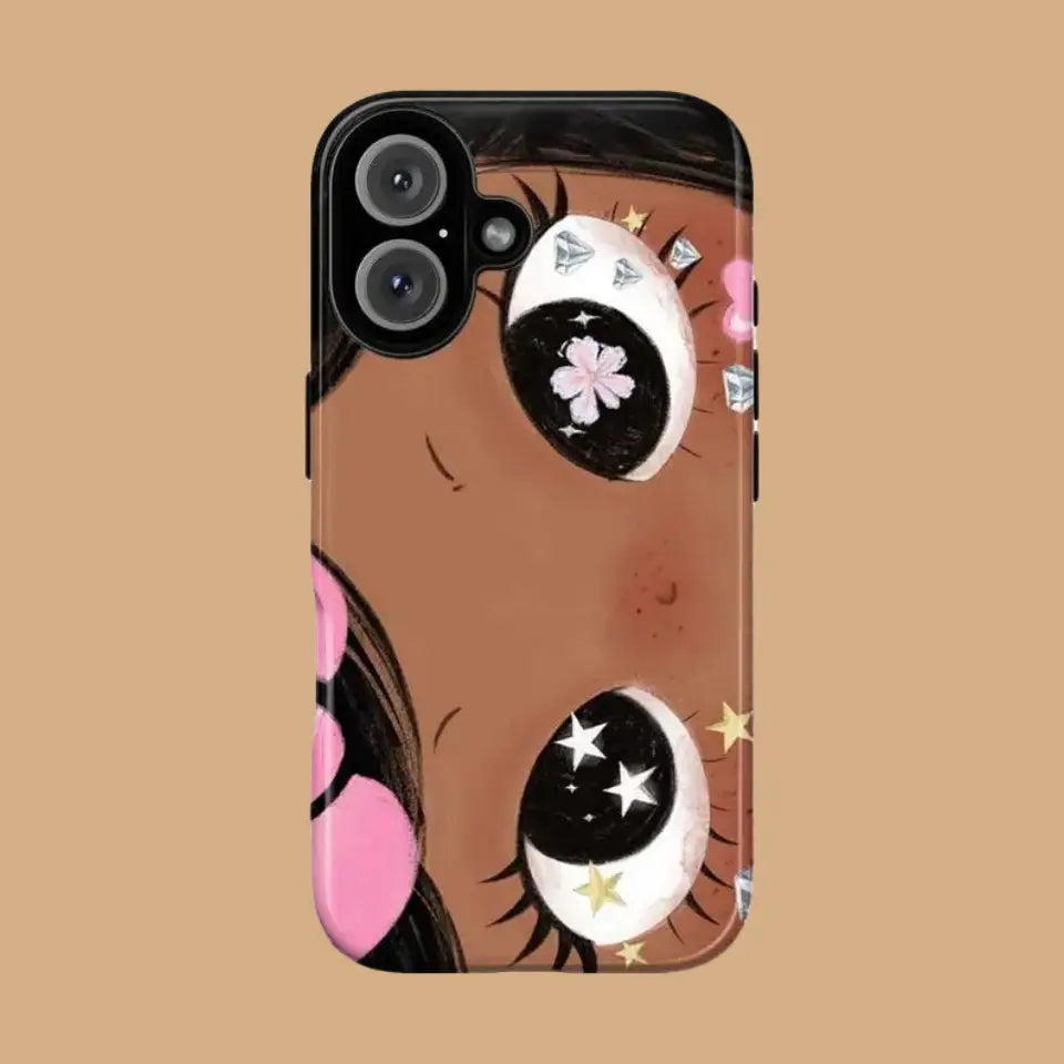 BIG EYES COMIC GIRL PHONE CASE QT30 mimocase