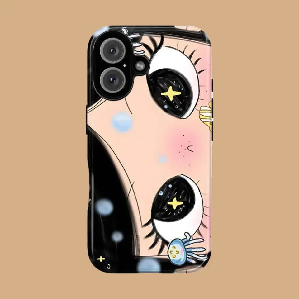 BIG EYES COMIC GIRL PHONE CASE QT31 mimocase