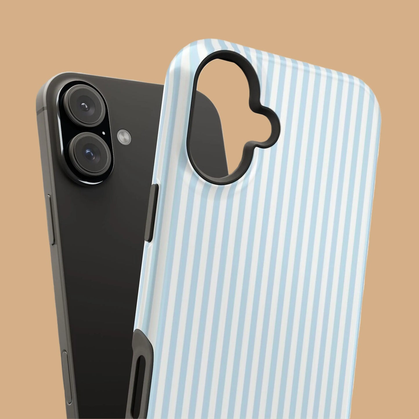 LIGHT BLUE STRIPE PHONE CASE mimocase