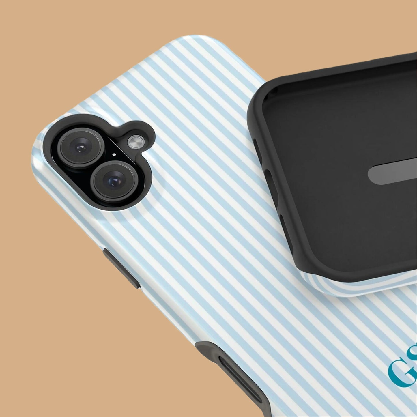 LIGHT BLUE STRIPE PHONE CASE mimocase