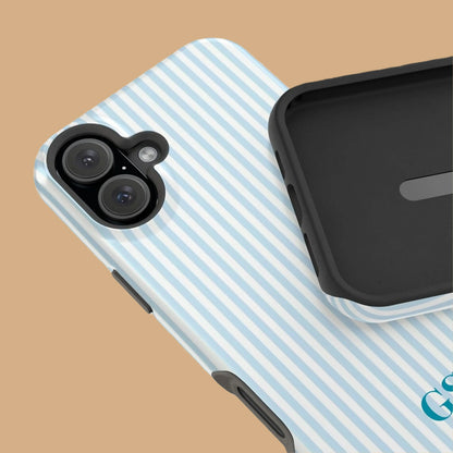 LIGHT BLUE STRIPE PHONE CASE mimocase