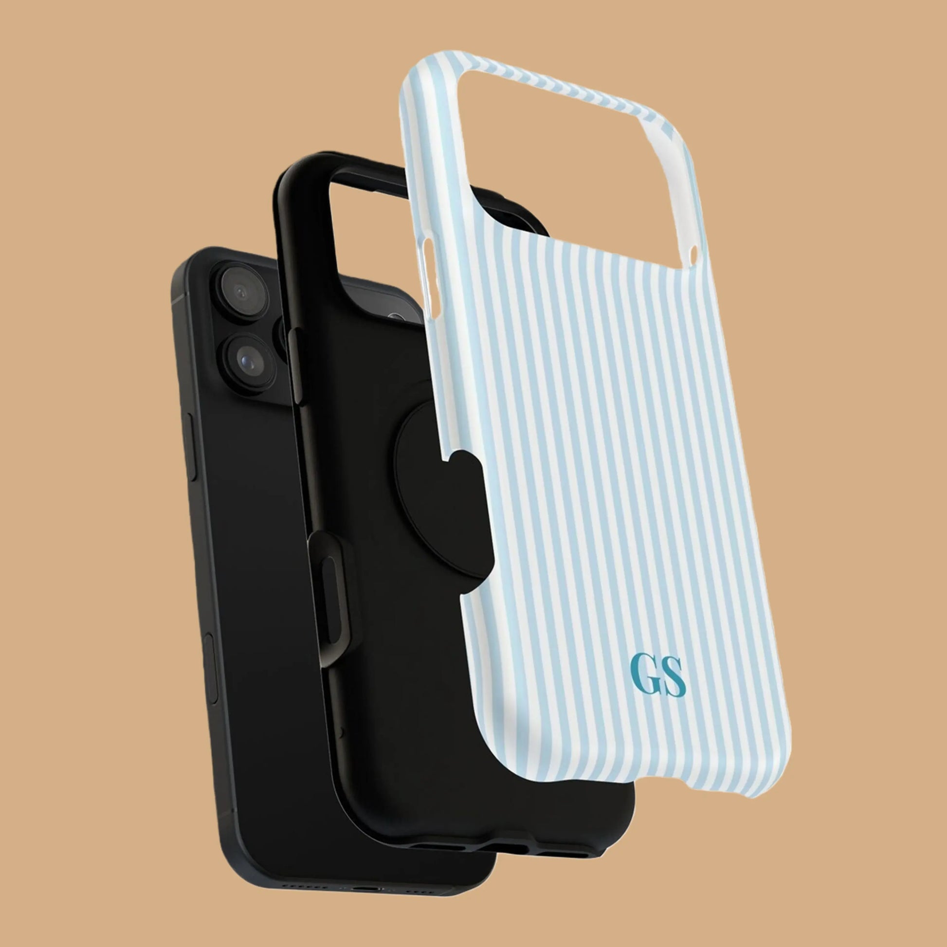 LIGHT BLUE STRIPE PHONE CASE mimocase