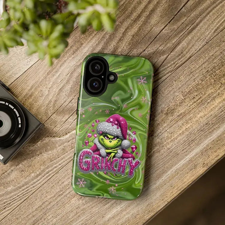 PINK GRINCH PHONE CASE mimocase