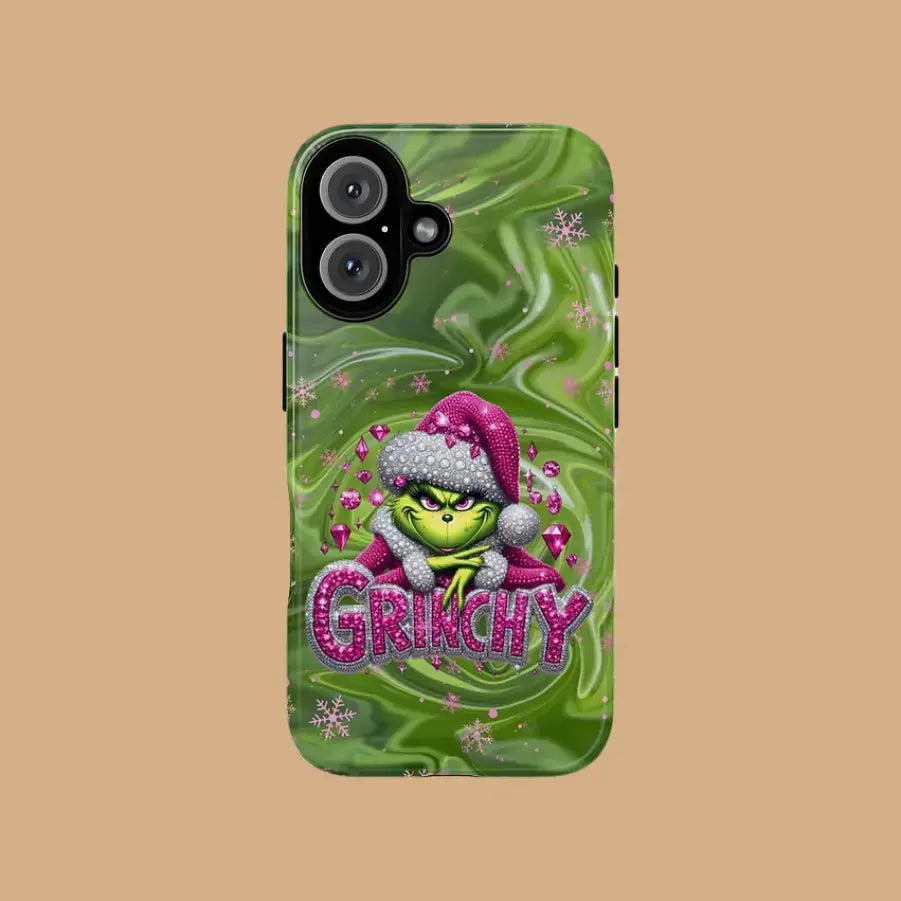 PINK GRINCH PHONE CASE mimocase