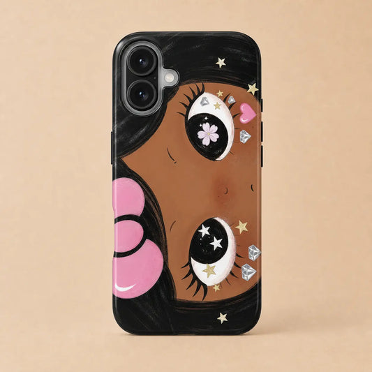 BIG EYES COMIC GIRL PHONE CASE QT30 mimocase