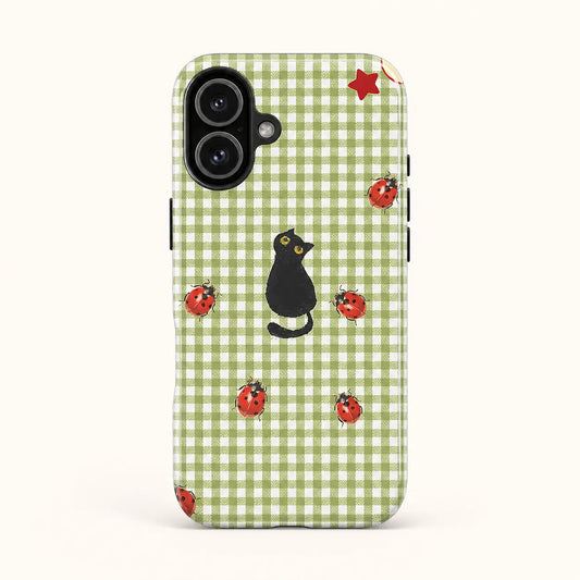 Picnic Black Cat Phone Case mimocase