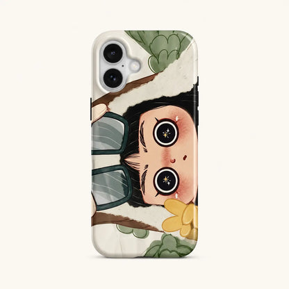 BIG EYES COMIC GIRL PHONE CASE QT20 mimocase
