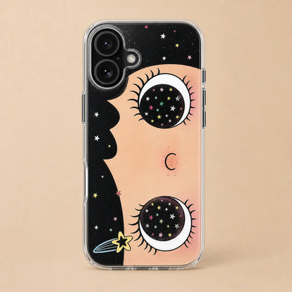 BIG EYES COMIC GIRL PHONE CASE QT29 mimocase