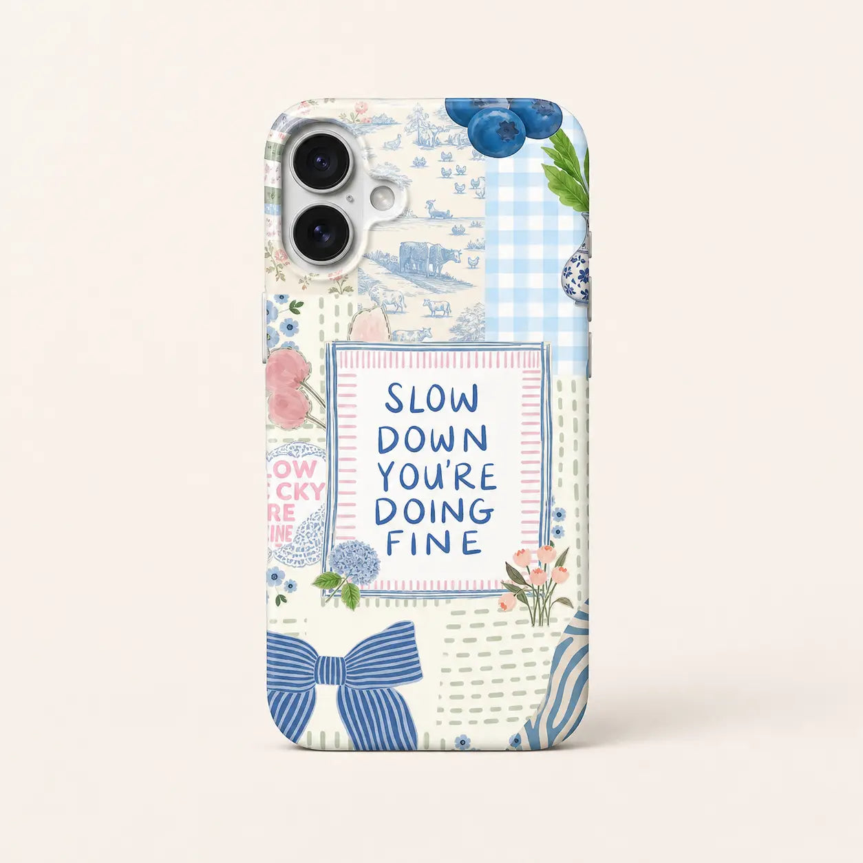 Slow Down You're Doing Fine Phone Case mimocase