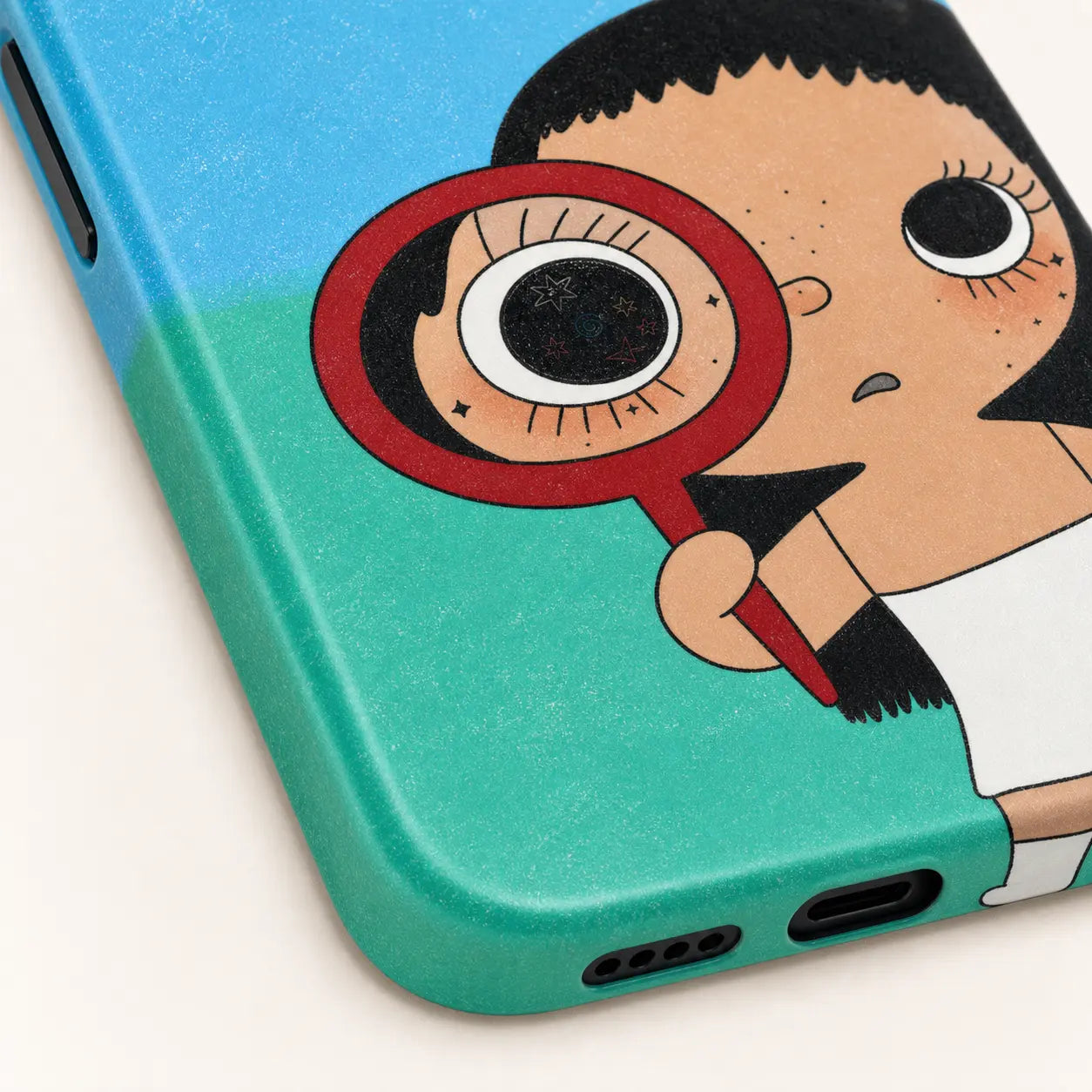 BIG EYES COMIC GIRL PHONE CASE QT36 mimocase