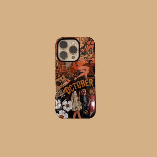 OCTOBER HALLOWEEN PHONE CASE