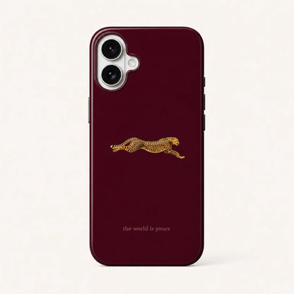 The World Is Yours (Burgundy) Handyhülle MIMOCASE