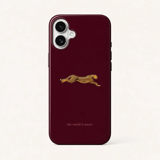 The World Is Yours (Burgundy) Phone Case mimocase