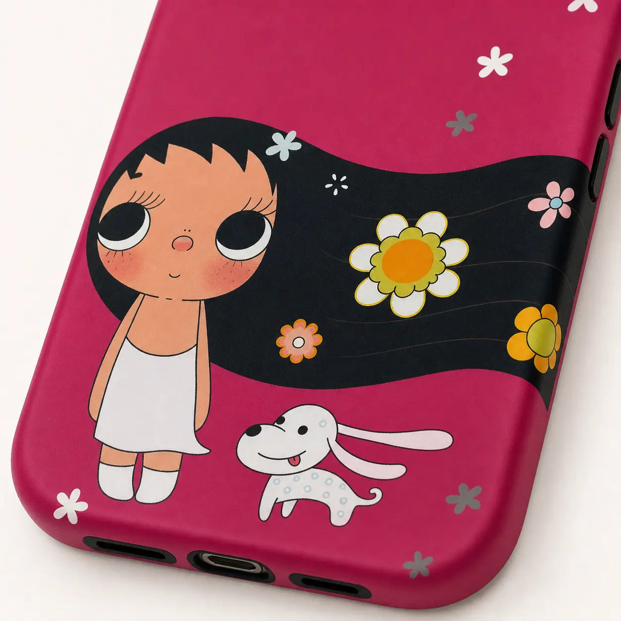 BIG EYES COMIC GIRL PHONE CASE QT35 mimocase