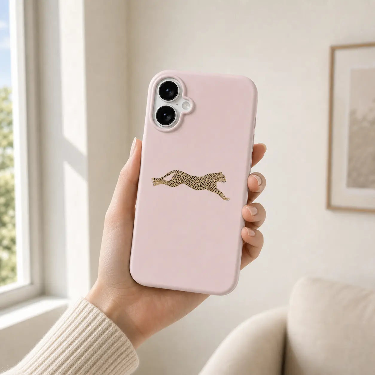 Running Cheetah (No Text) Phone Case mimocase