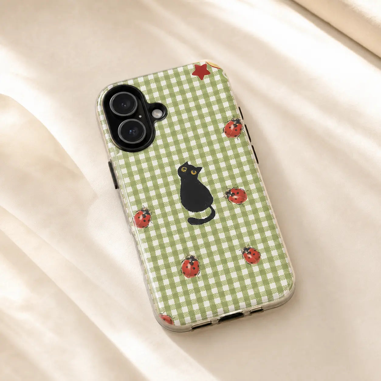 Picnic Black Cat Phone Case mimocase