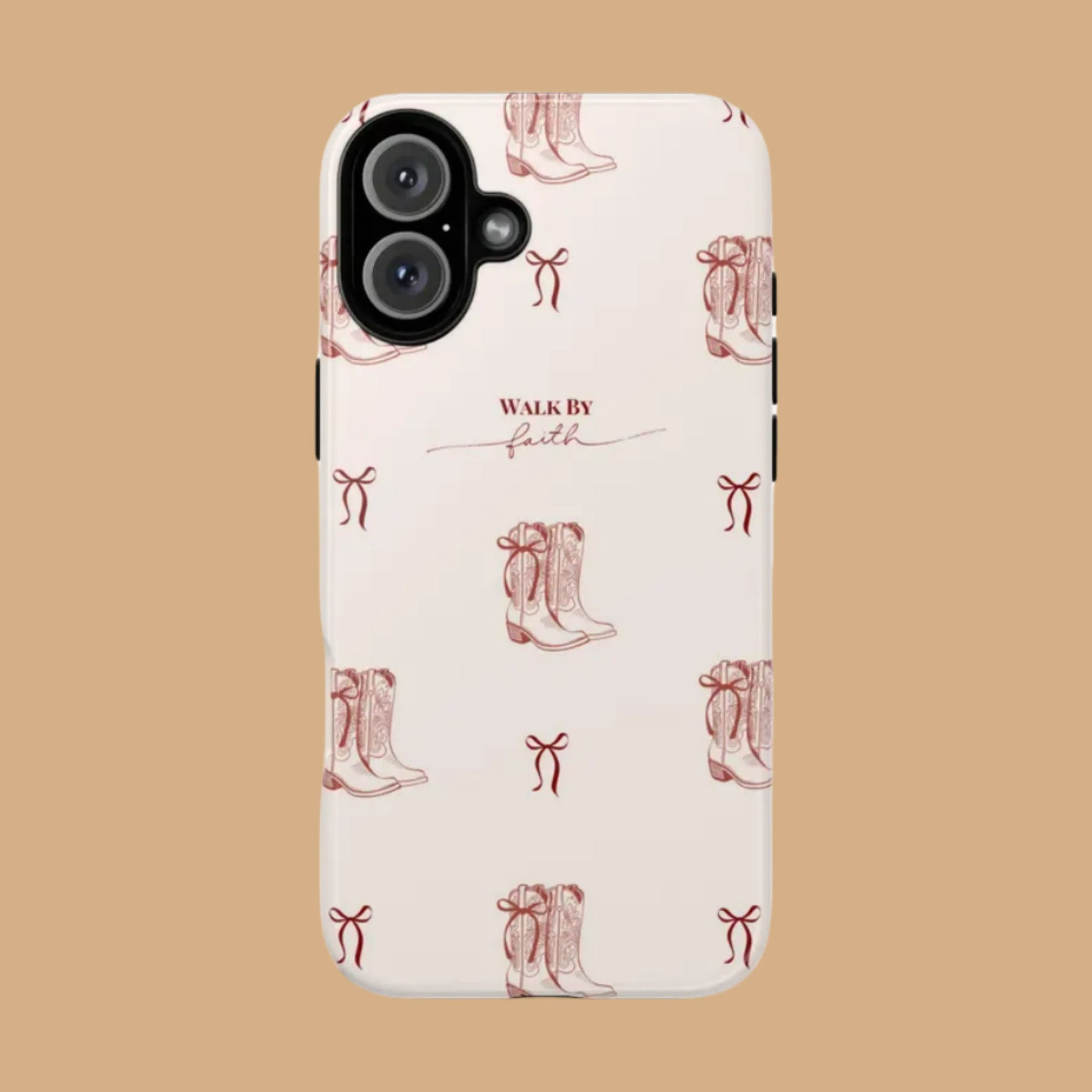 WALK BY FAITH WESTERN BOOTS PHONE CASE mimocase