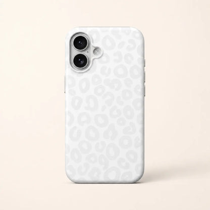 White Snow Leopard Phone Case mimocase