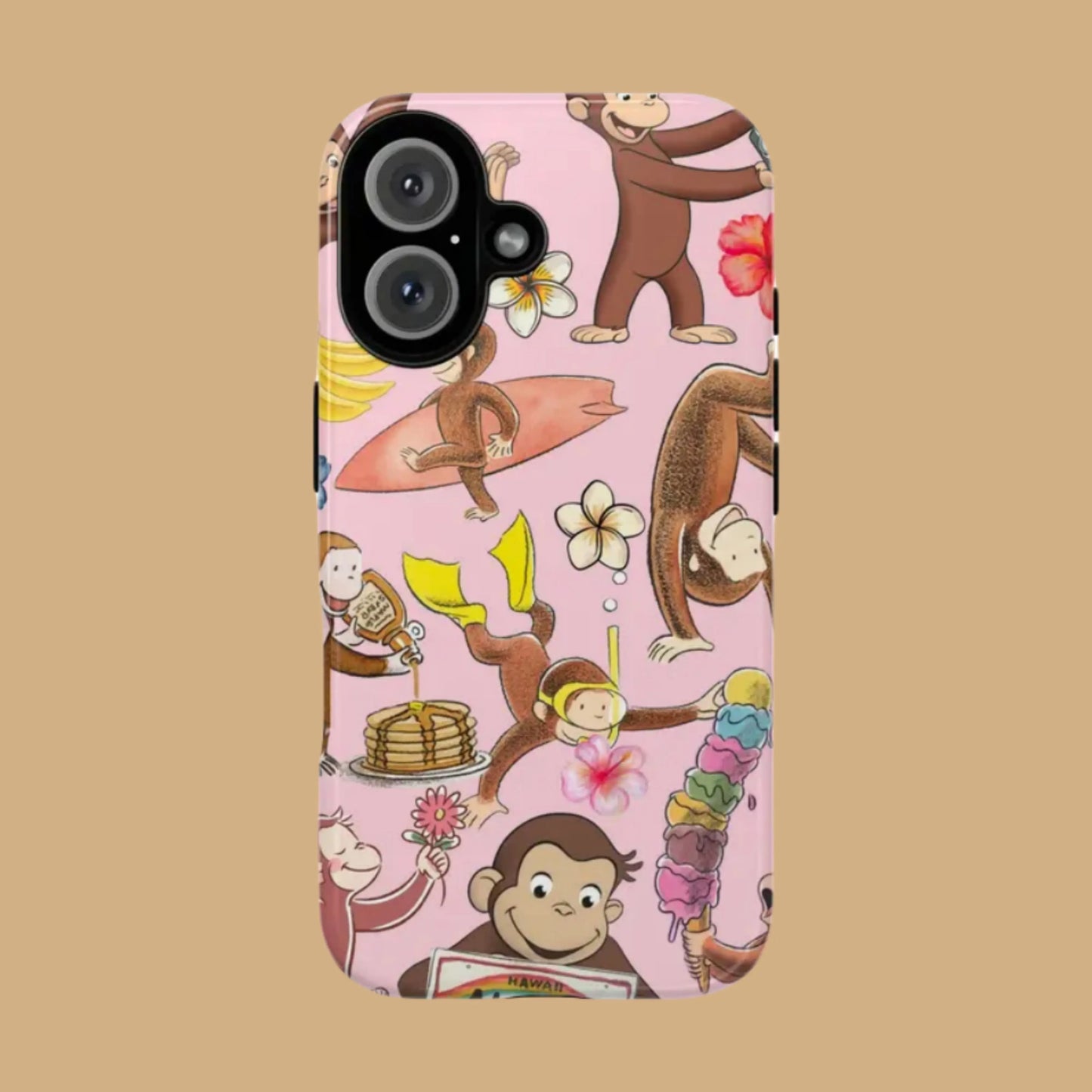 CUTE CARTOON MONKEY TOUGH PHONE CASE mimocase