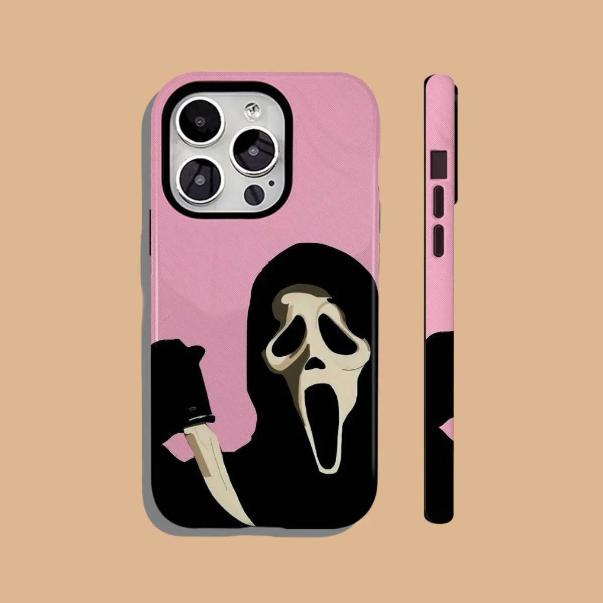 SCREAM PINK PHONE CASE Ghostface Scream Horror movie Halloween phone case Trendy Unique phone case Movie merchandise iPhone case SCREAM PINK PHONE CASE Ghostface Scream Horror movie Halloween phone case Trendy Unique phone case Movie merchandise iPhone case