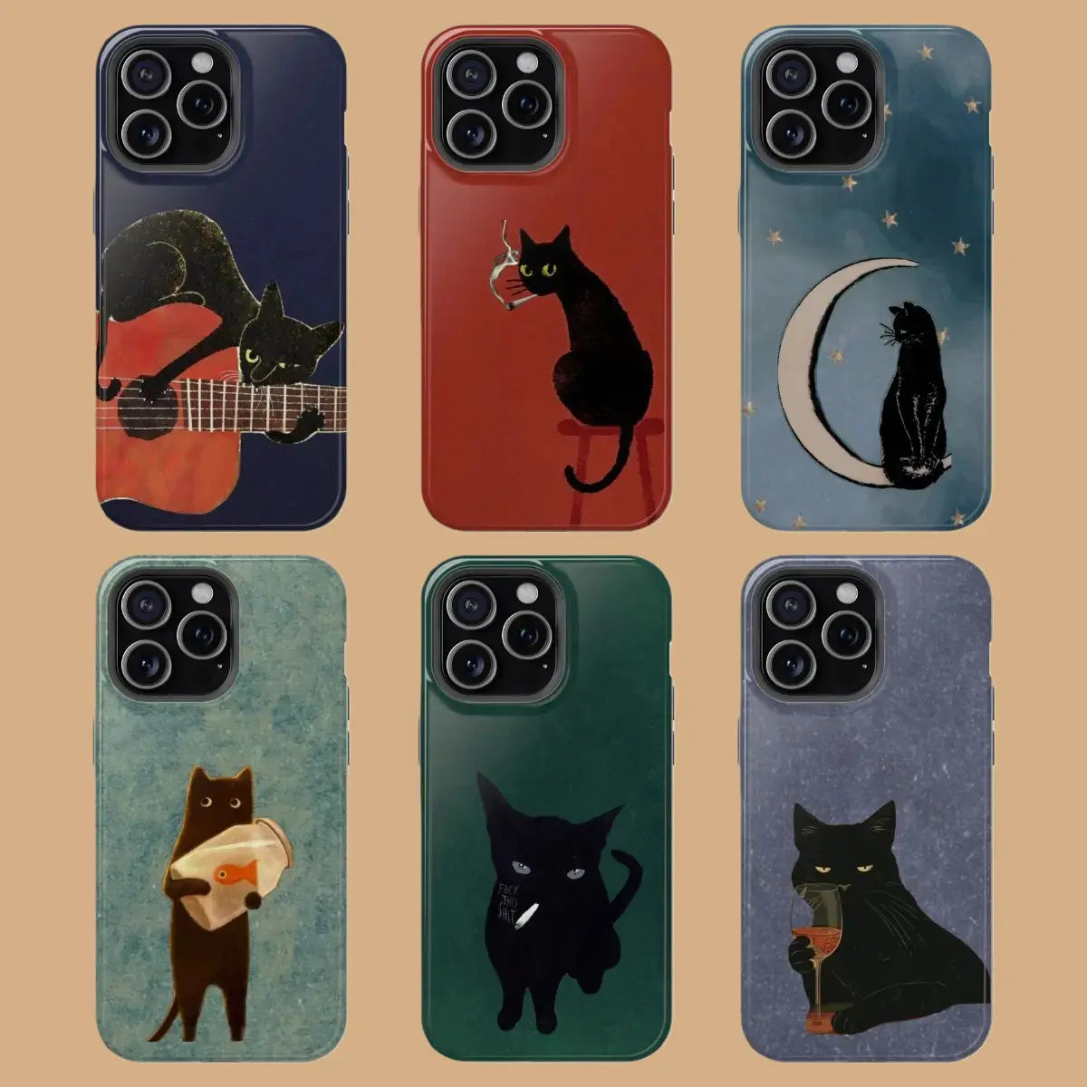 BLACK CAT MUSEUM PHONE CASE mimocase