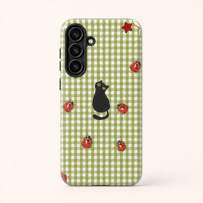 Picnic Black Cat Phone Case mimocase