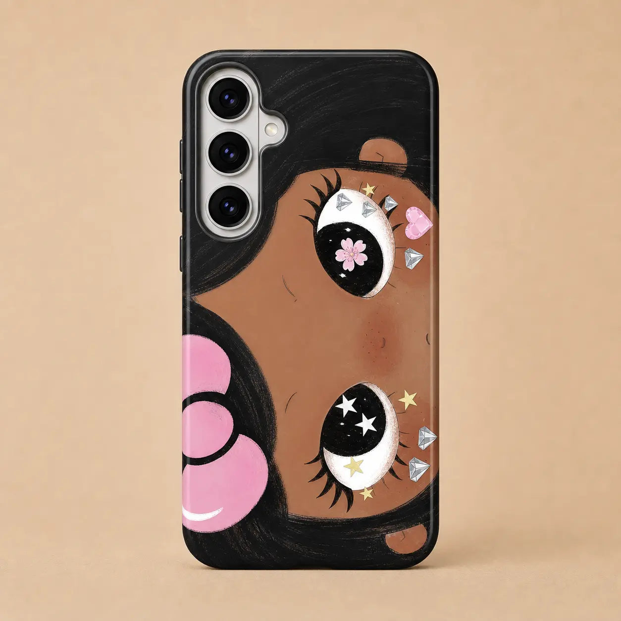 BIG EYES COMIC GIRL PHONE CASE QT30 mimocase