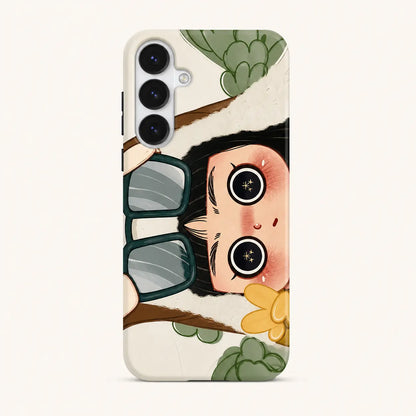 BIG EYES COMIC GIRL PHONE CASE QT20 mimocase